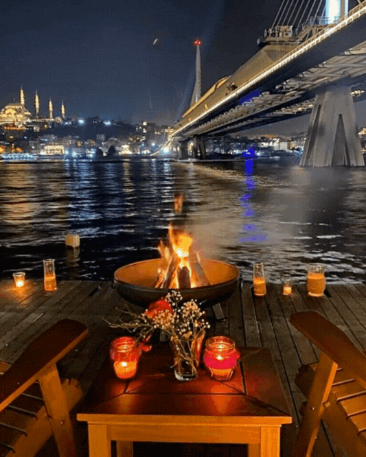 ETNA Ateş Çukuru | Bahçe Şöminesi, Bahçe Masası & Izgara Opsiyonel